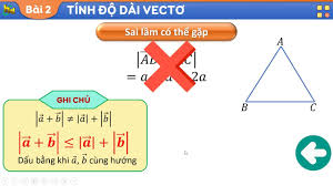 Cách Tính Độ Dài Vecto Nhanh Chóng và Chính Xác