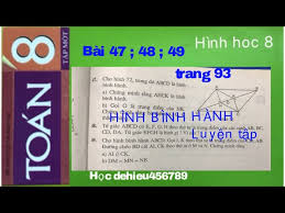 Khám Phá 'Cho Hình Bình Hành ABCD': Toàn Bộ Kiến Thức Từ A-Z