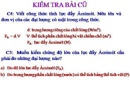 Khám Phá Chi Tiết Công Thức Lực Đẩy Acsimet: Nắm Vững Nguyên Lý Nổi