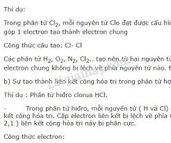 Liên Kết Cộng Hóa Trị Là Liên Kết Gì? Khám Phá Bản Chất Phân Tử