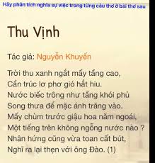 Phân Tích Thơ Thu Vịnh: Khám Phá Chiều Sâu Tâm Hồn & Nghệ Thuật