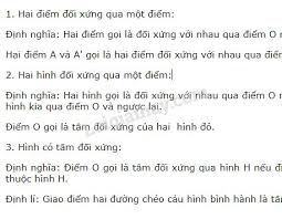 Tâm Đối Xứng Là Gì? Định Nghĩa & Ví Dụ Chi Tiết Nhất