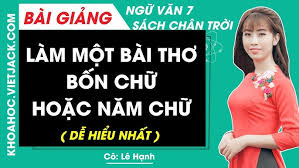 Bí Quyết Tập Làm Một Bài Thơ Bốn Chữ Hoặc Năm Chữ Dễ Dàng