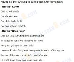 Khám Phá Sức Mạnh Gợi Cảm Của Từ Tượng Hình Từ Tượng Thanh Trong Tiếng Việt